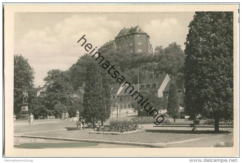 Greiz - Foto-Ansichtskarte - Verlag Trinks & Co Leipzig - Greiz