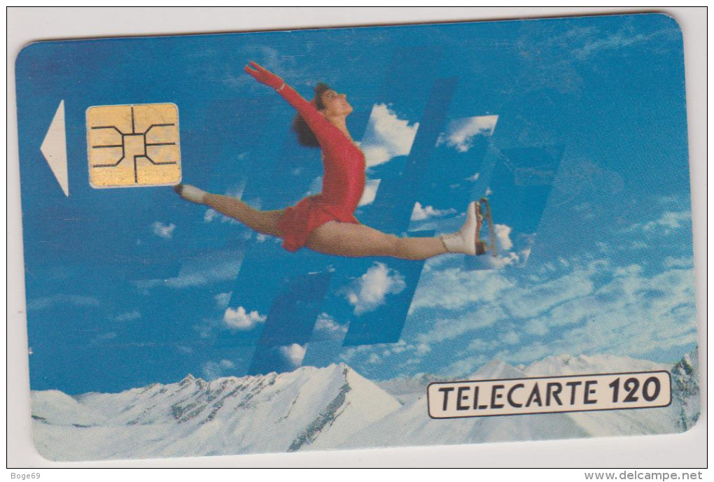 (R)telecarte , Les Xvl Em Jeux Olympiques D´hiver ,    120 Unités - Sport