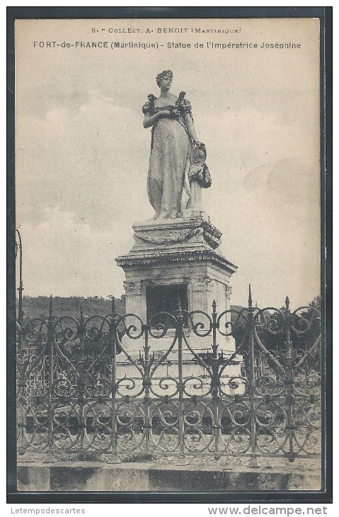 CPA MARTINIQUE - Fort-de-France, Statue De L'Impératrice Joséphine - Fort De France