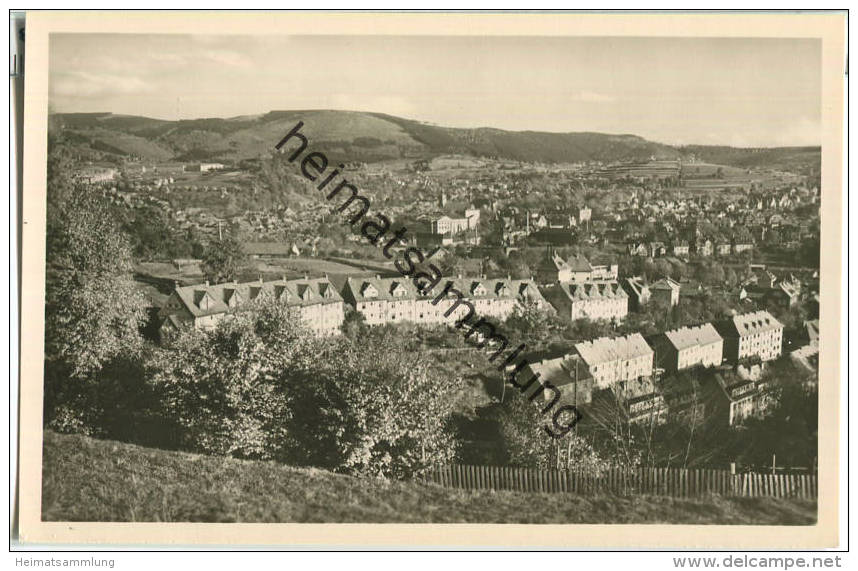 Suhl - Teilansicht - Foto-Ansichtskarte 50er Jahre - Verlag Volkskunstverlag Reichenbach - Suhl