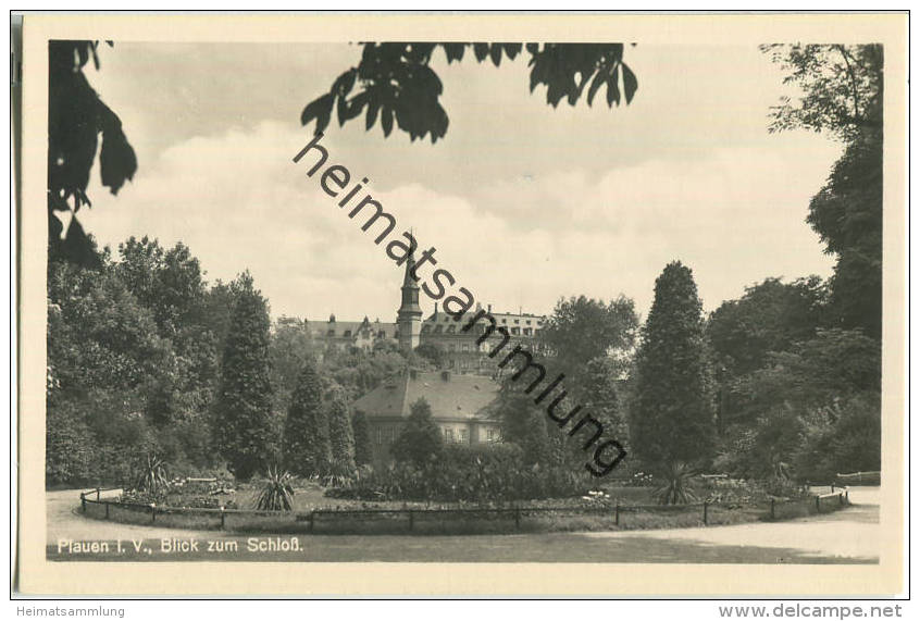 Plauen - Schloß - Foto-Ansichtskarte - Verlag Trinks & Co Leipzig - Plauen