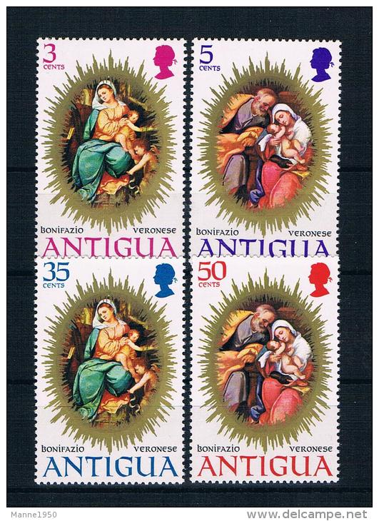 Antigua 1970 Weihnachten Mi.Nr. 268/71 Kpl. Satz ** - Antigua Und Barbuda (1981-...)