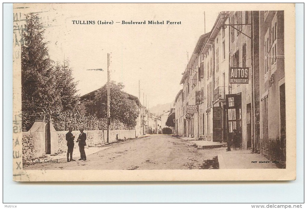 TULLINS - Boulevard Michel Perret.(garage Auto). - Tullins