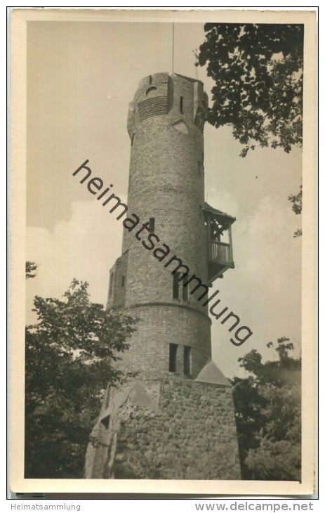 Falkenberg Mark - Bismarckturm - Foto-Ansichtskarte - Verlag Falke-Foto Falkenberg - Falkenberg (Mark)