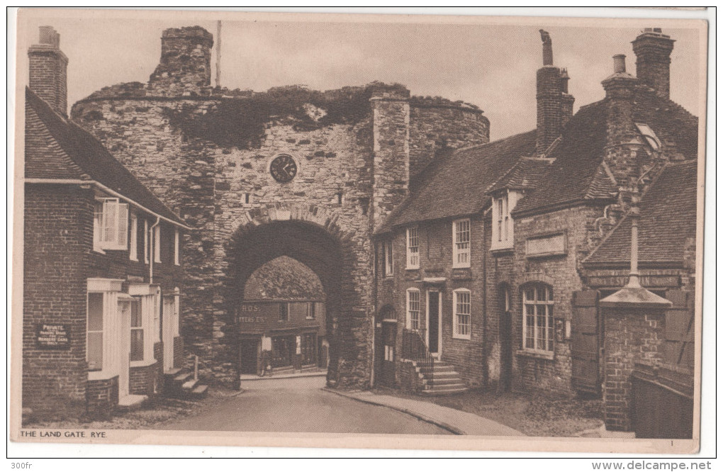 POST CARD THE LAND GATE RYE - Rye