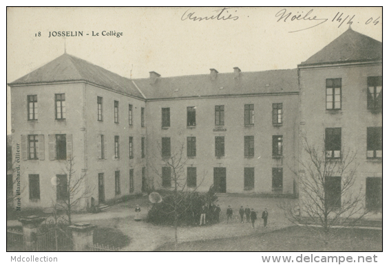 56 JOSSELIN / Le Collège / - Josselin