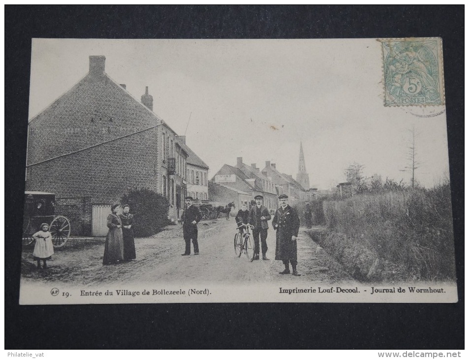 BOOLLEZEELE - Cp Entrée Du Village - A Voir   P13543 - Autres & Non Classés