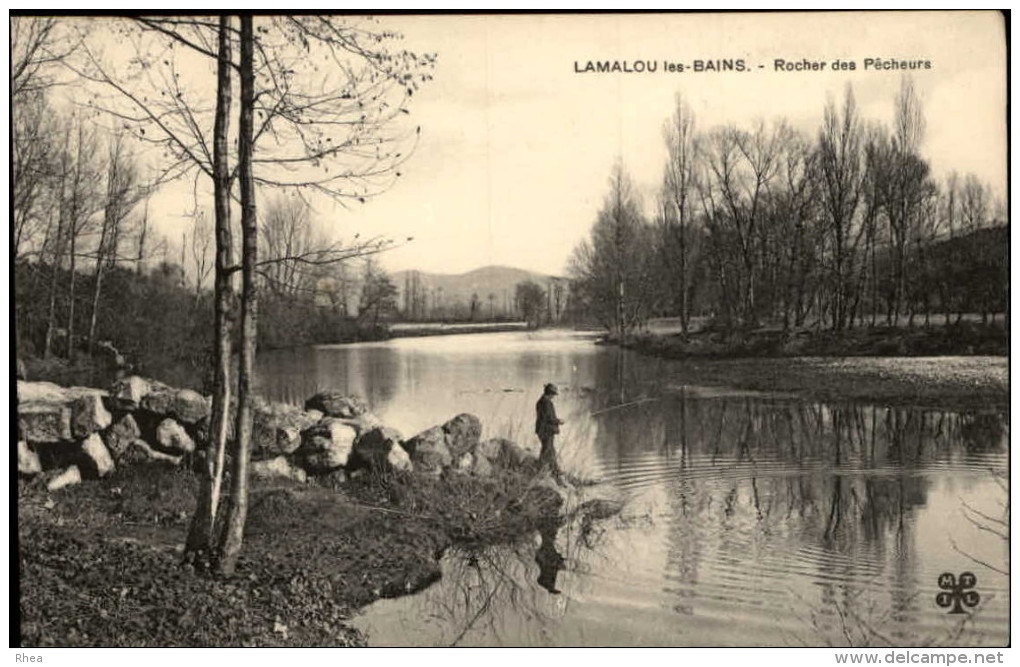 34 - LAMALOU-LES-BAINS - Pêche à La Ligne - Lamalou Les Bains