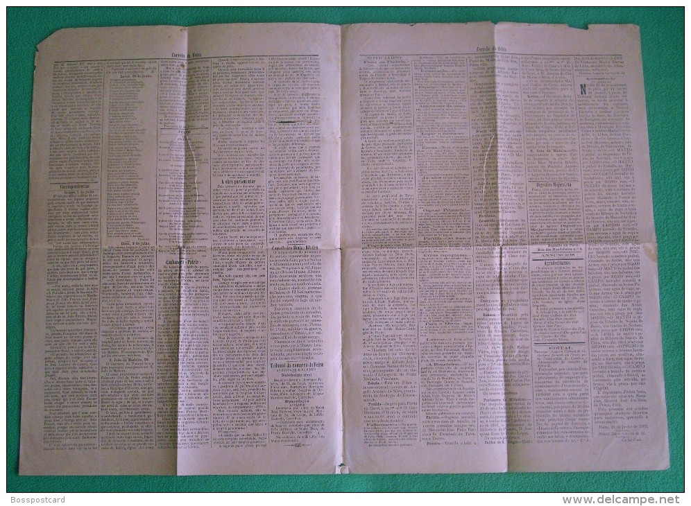 Santa Maria Da Feira - Jornal Correio Da Feira Nº 326 De 4 De Julho De 1903 - Revues & Journaux