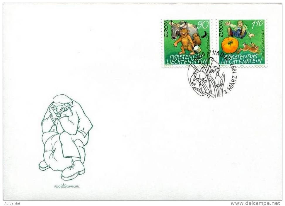 Liechtenstein - 1997 Europa (unused Serie + FDC) - 1997