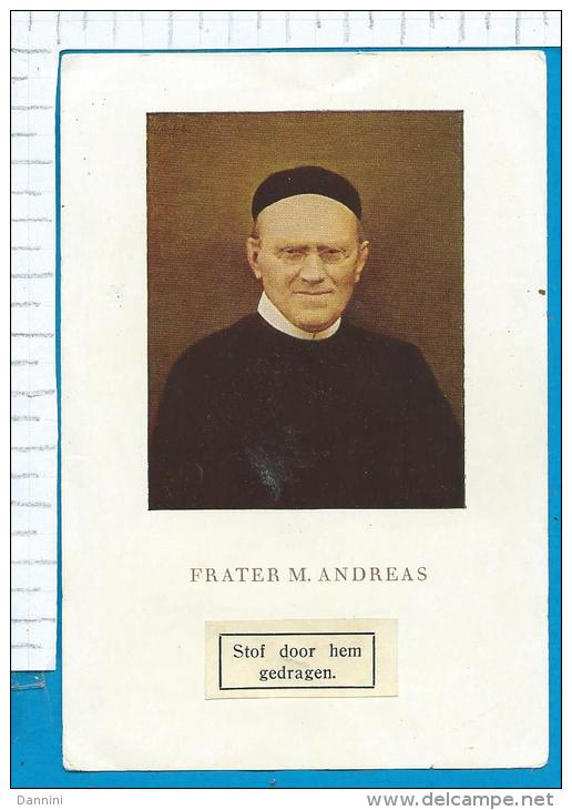 Relic  Reliquia   Frater  M. Andreas - Andachtsbilder