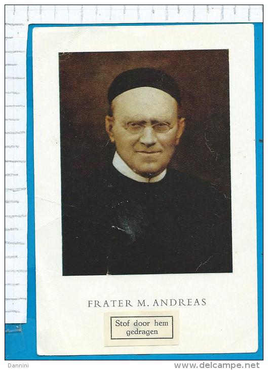 Relic  Reliquia   Frater  M. Andreas - Andachtsbilder