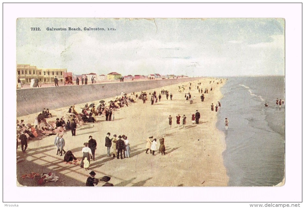 Galveston Beach 1911 - Texas - USA - Galveston