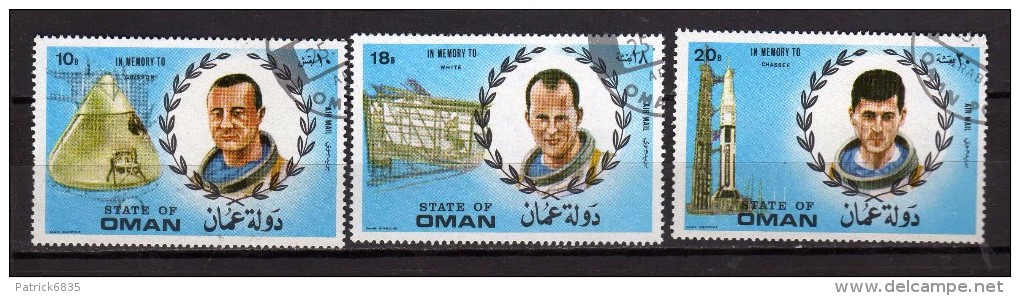 State Of Oman -  Used Space  Astronauts Soyouz . 3 Valori Vedi Descrizione - Oman