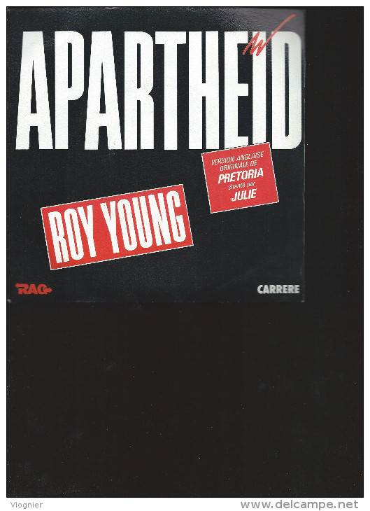 ROY YOUNG  Apartheid 45 Tours    Vinyle - Autres - Musique Anglaise