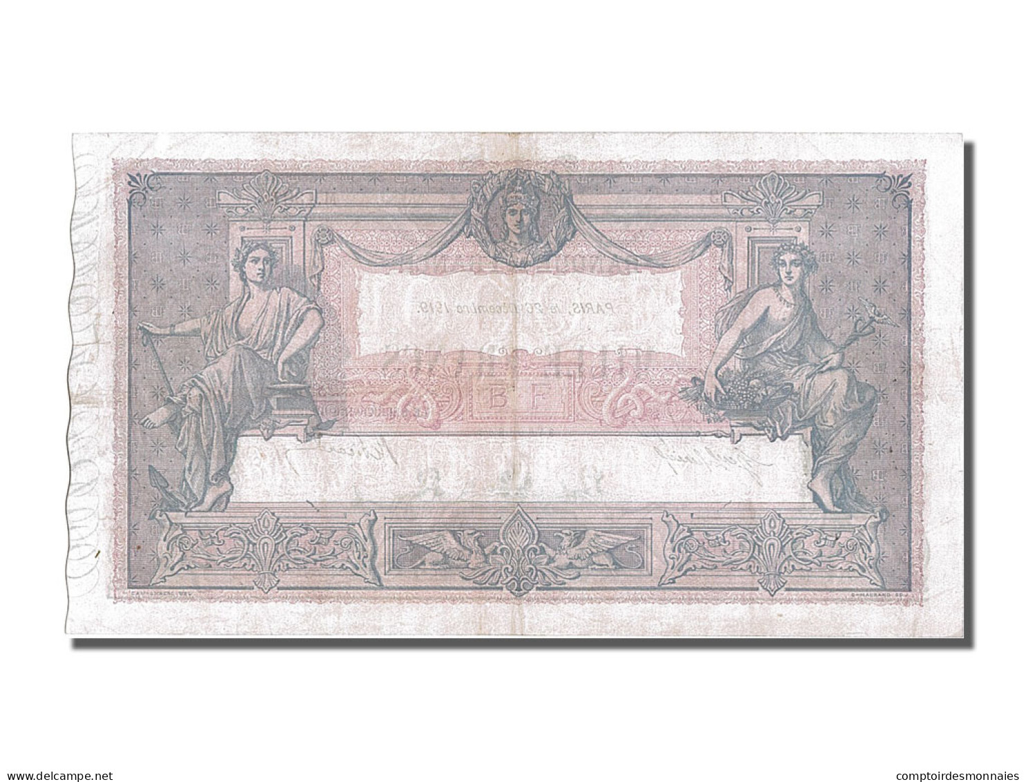 Billet, France, 1000 Francs, 1 000 F 1889-1926 ''Bleu Et Rose'', 1919 - 1 000 F 1889-1926 ''Bleu Et Rose''