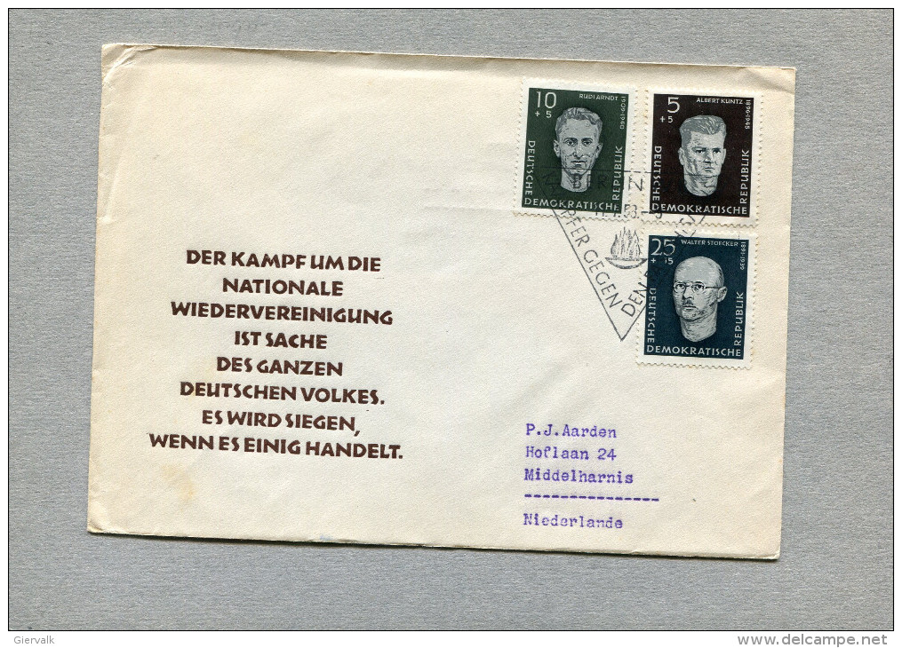 D.D.R. 1958 FDC. - Andere & Zonder Classificatie