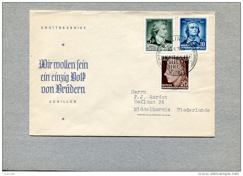 D.D.R.1956 FDC. - Other & Unclassified