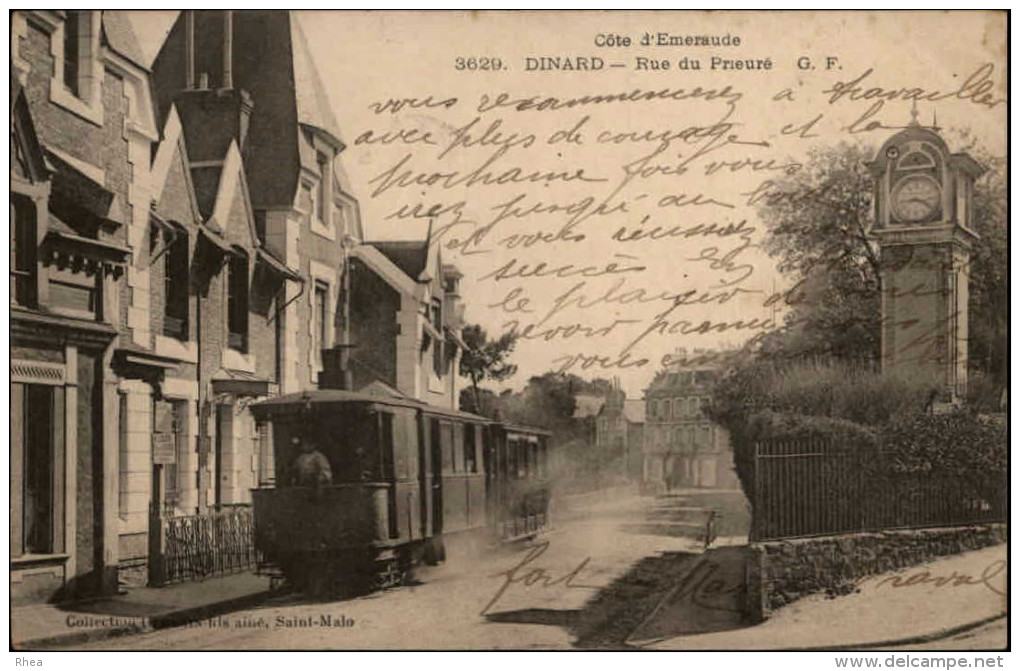 35 - DINARD - Tramway - Rue Du Prieuré - Dinard