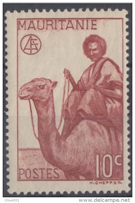 Mauritanie Année 1938 Y&T N° 77 ** MNH Touareg, Chamelier Sur Son Dromadaire Très Beau à Voir Et à Avoir ! Exc 2401 - Neufs