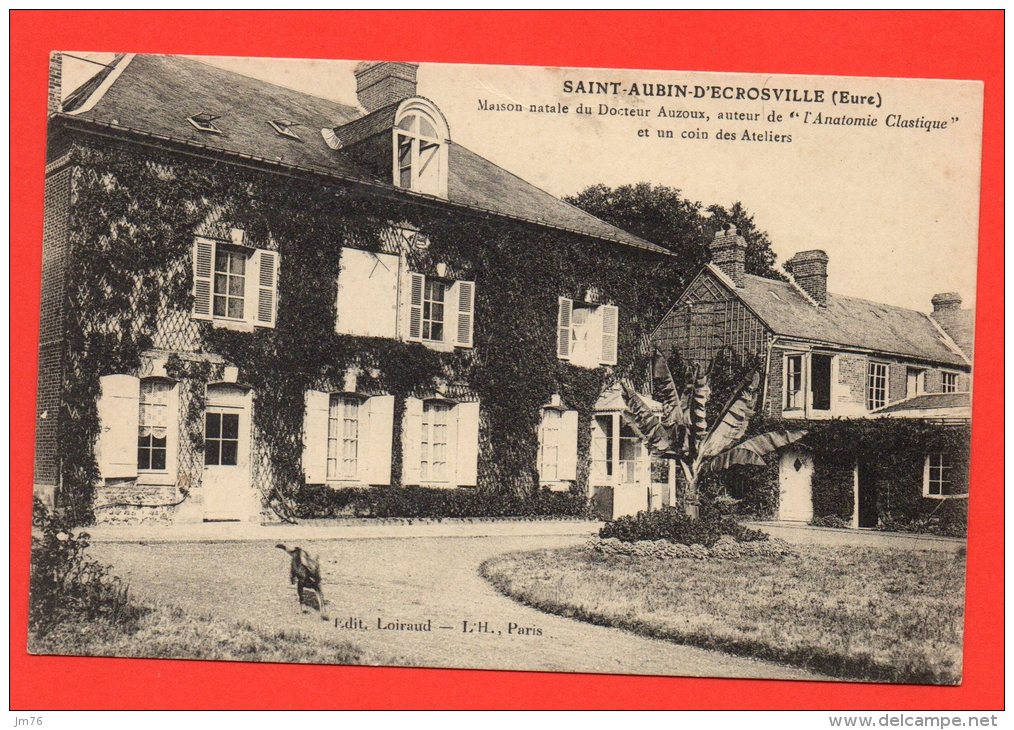 SAINT AUBIN D'ESCROSVILLE - Maison Natale Du Docteur Auzoux. - Saint-Aubin-d'Ecrosville