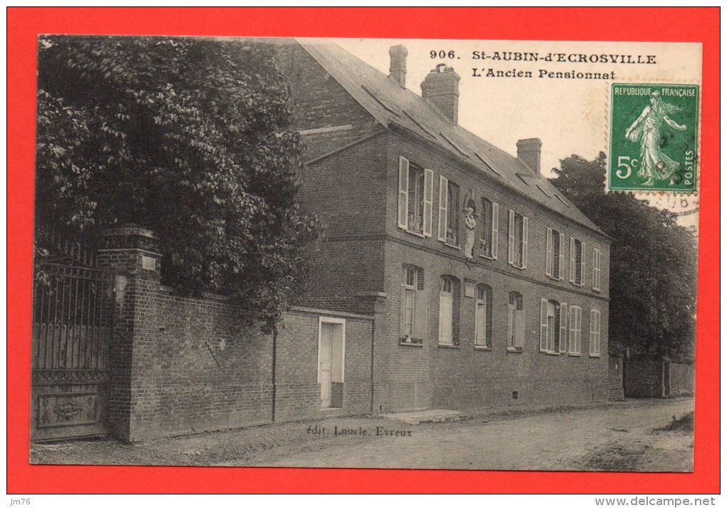 SAINT AUBIN D'ESCROSVILLE - L'ancien Pensionnat. - Saint-Aubin-d'Ecrosville