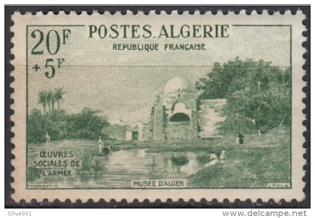 Algérie Année 1957 Y&T N° 347 Neuf ** MNH, Musée D'Alger, Superbe, àvoir Et à Avoir ! Exc 2410 - Monumenti