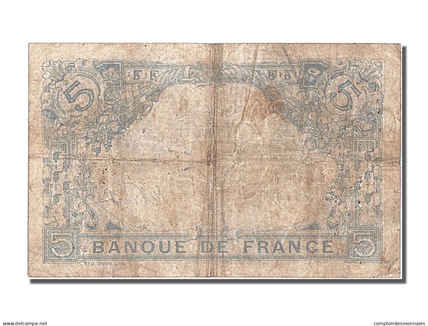 Billet, France, 5 Francs, 5 F 1912-1917 ''Bleu'', 1915, 1915-09-07, TB - 5 F 1912-1917 ''Bleu''