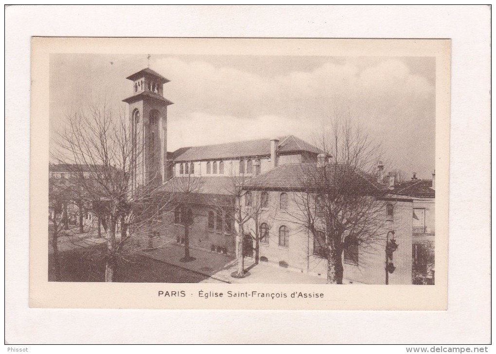 PARIS XIX° : Eglise Saint François D'Assise - Extérieur - Eglises