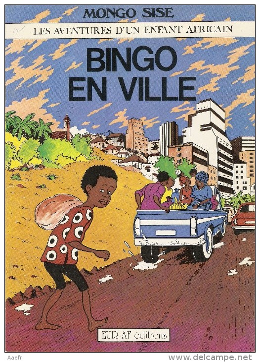 BD Bingo En Ville - Mongo Sisé, Disciple Congolais De HERGE -  1980 - Congo - Hergé