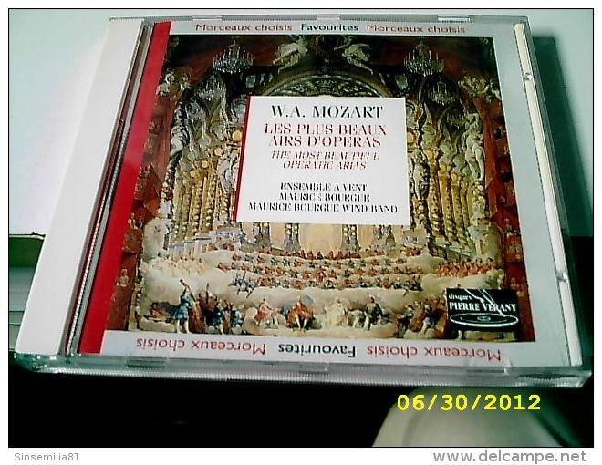 Airs D'opéras Pour Vents .......   Wolfgang Amadeus Mozart - Opéra & Opérette