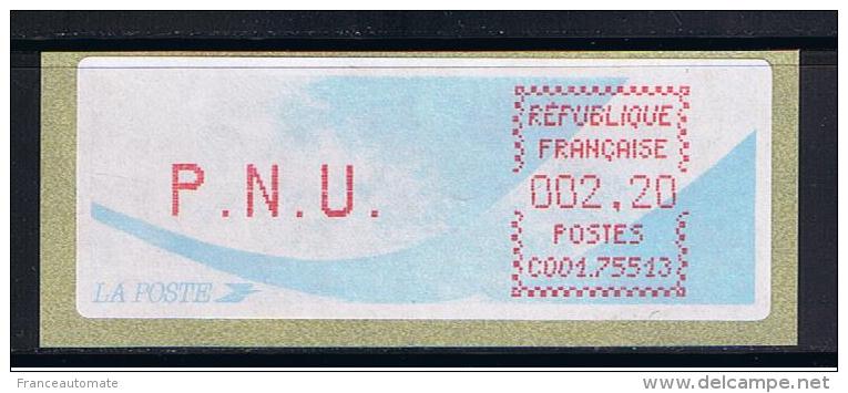 ATM, LSA, CROUZET, PAPIER COMETE, PNU 2,20, BUREAU DE PARIS ITALIE, C001 75513. - 1981-84 Types « LS » & « LSA » (prototypes)