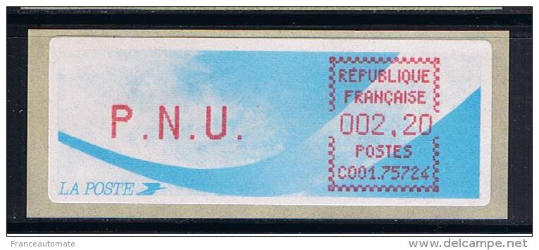 ATM, LSA, CROUZET, PAPIER COMETE, PNU 2.20, BUREAU DE PARIS BONNE NOUVELLE, C001 75724. - 1981-84 Types « LS » & « LSA » (prototypes)