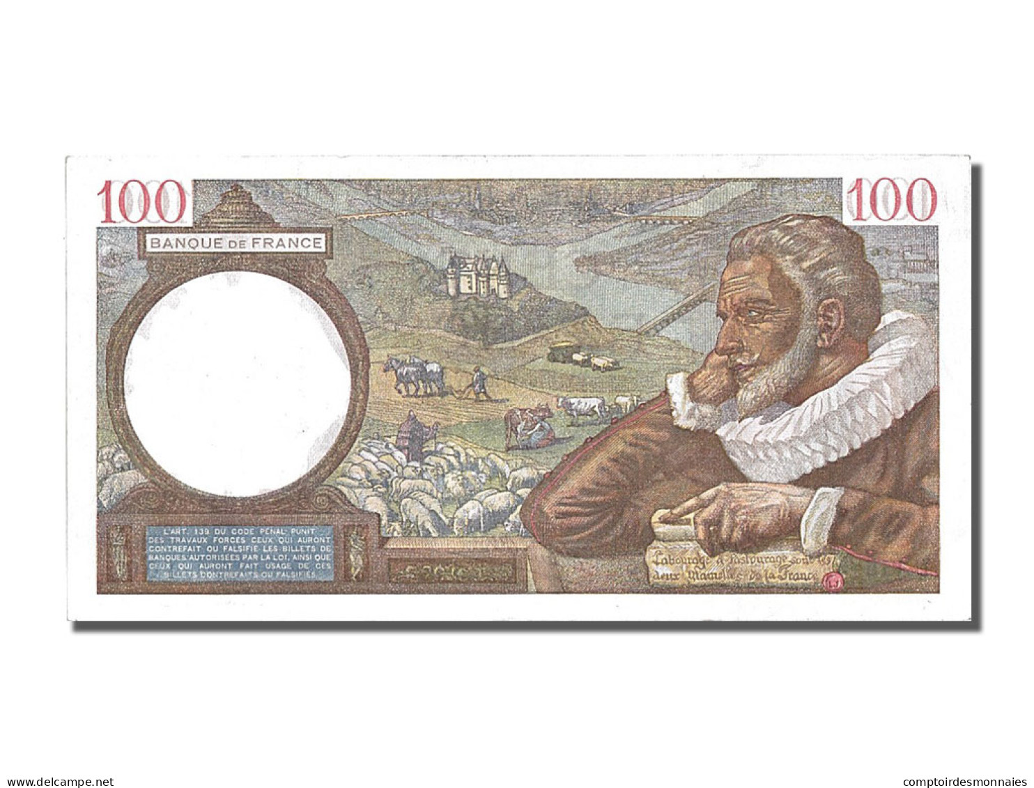 Billet, France, 100 Francs, 100 F 1939-1942 ''Sully'', 1940, 1940-06-06, SPL - 100 F 1939-1942 ''Sully''