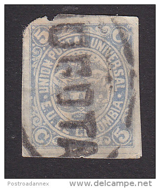 Colombia, Scott #106, Used, Coat Or Arms, Issued 1881 - Colombia