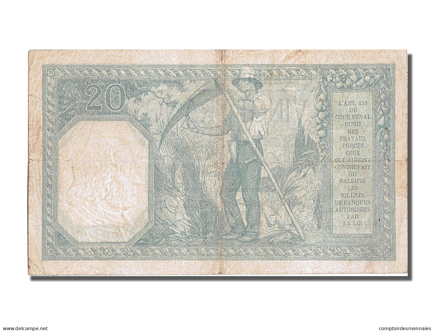 Billet, France, 20 Francs, 20 F 1916-1919 ''Bayard'', 1917, 1917-09-13, TTB+ - 20 F 1916-1919 ''Bayard''