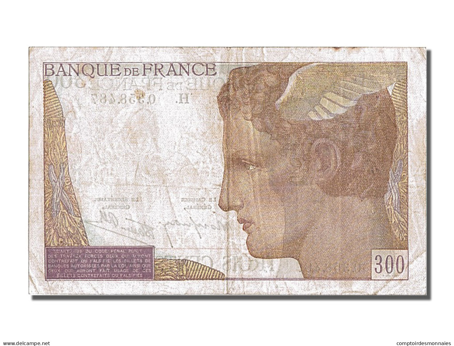 Billet, France, 300 Francs, 300 F 1938-1939, 1938, TTB+, Fayette:29.1, KM:87a - 300 F 1938-1939