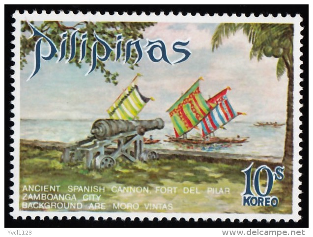 PHILIPPINES - Scott #1094 Spanish Canon, Zamboanga / Mint NH Stamp - Philippines