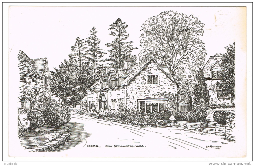 RB 1073 - 1957 Postcard - Icomb Village Near Stow-on-the-Wold Gloucestershire - Autres & Non Classés