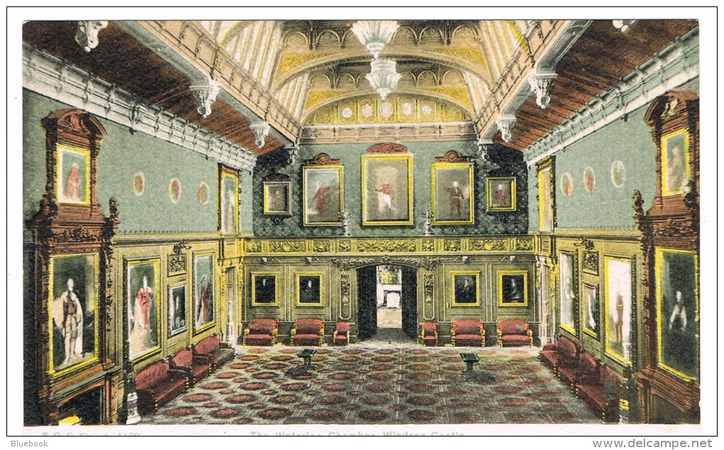 RB 1073 - Early FGO F.G.O. Stuart Postcard - Waterloo Chamber - Windsor Castle Berkshire - Windsor Castle