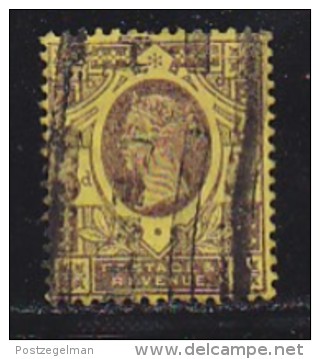 UNITED KINGDOM 1887 Used Stamp Victoria 3p Violet On Yellow Paper Nr. 90 - Used Stamps