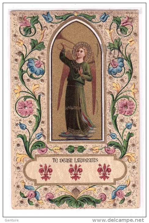 TE DEUM LAUDAMUS  Very Fine Used Post Card From Firenze To Rome - Engel