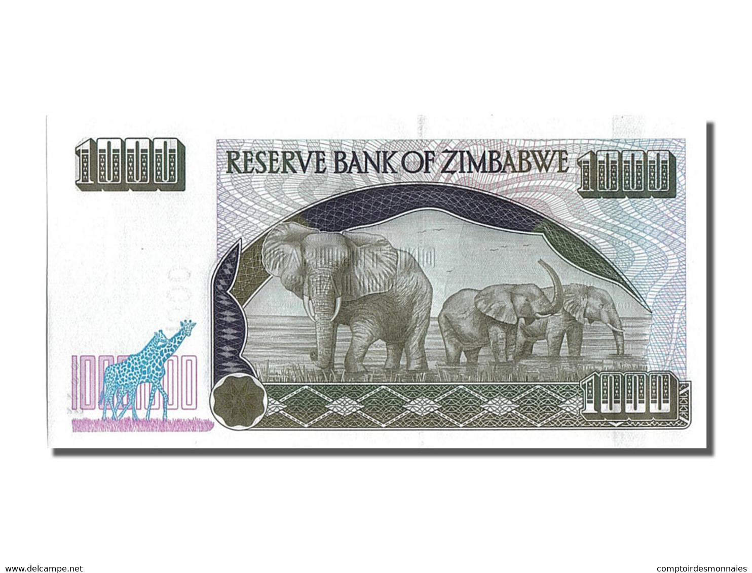 Billet, Zimbabwe, 1000 Dollars, 2003, NEUF - Zimbabwe