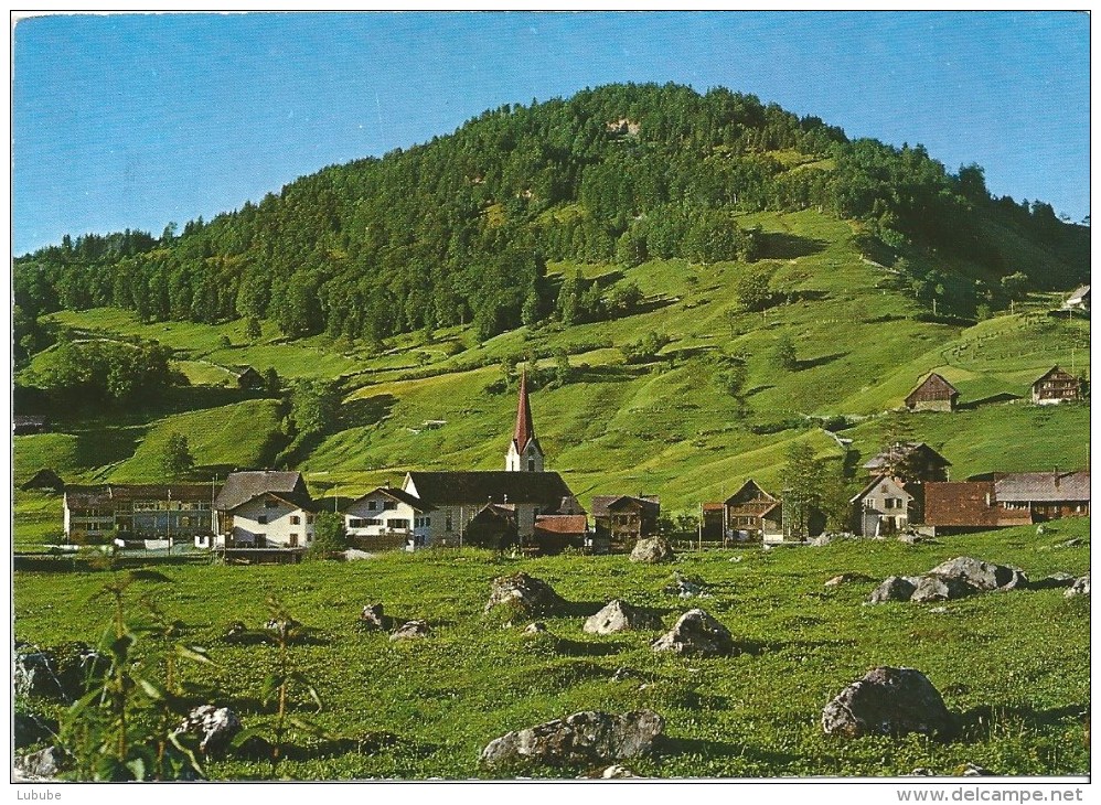 Vorderthal - Dorf Mit Spitzberg            1975 - Vorderthal