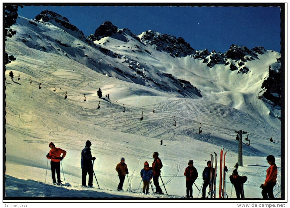 Skigebiet Stubaital / Tirol  -  Schlickeralm  -  Senjochlift Mit Abfahrt Vom Sennjoch  - Ansichtskarte Ca. 1975   (5313) - Neustift Im Stubaital