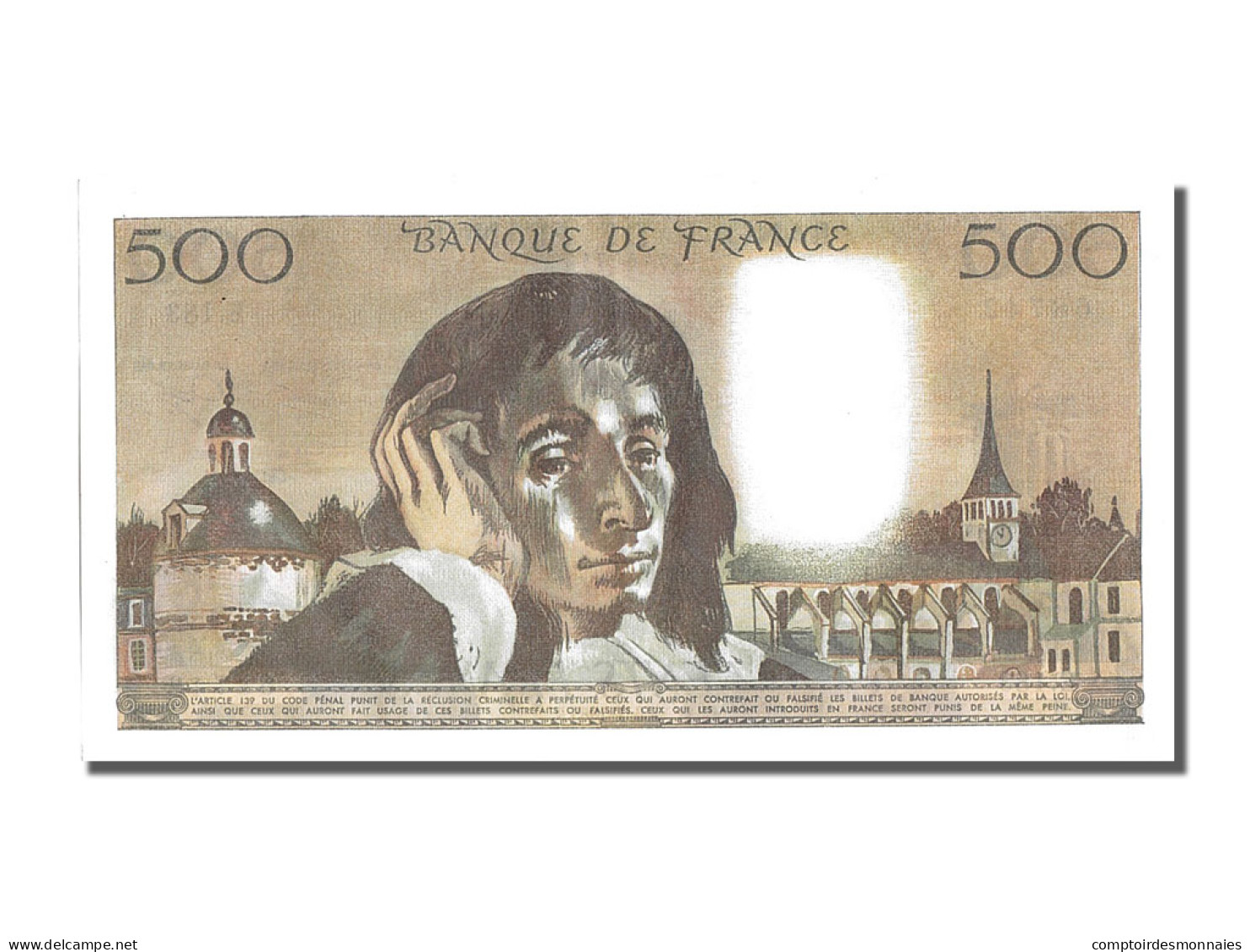 Billet, France, 500 Francs, 500 F 1968-1993 ''Pascal'', 1983, 1983-01-06, NEUF - 500 F 1968-1993 ''Pascal''