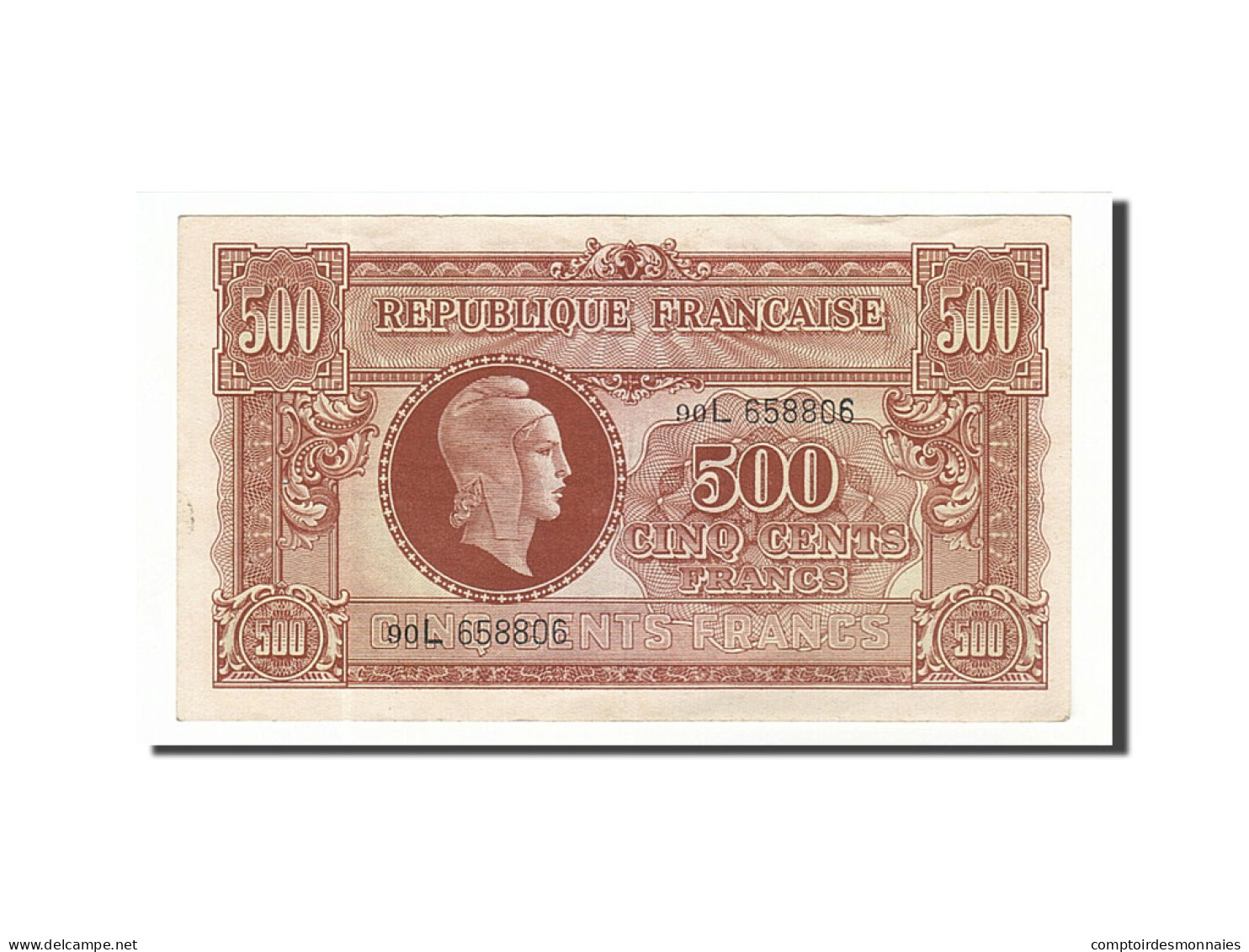 Billet, France, 500 Francs, 1943-1945 Marianne, 1945, 1945-06-01, SUP - 1943-1945 Marianne