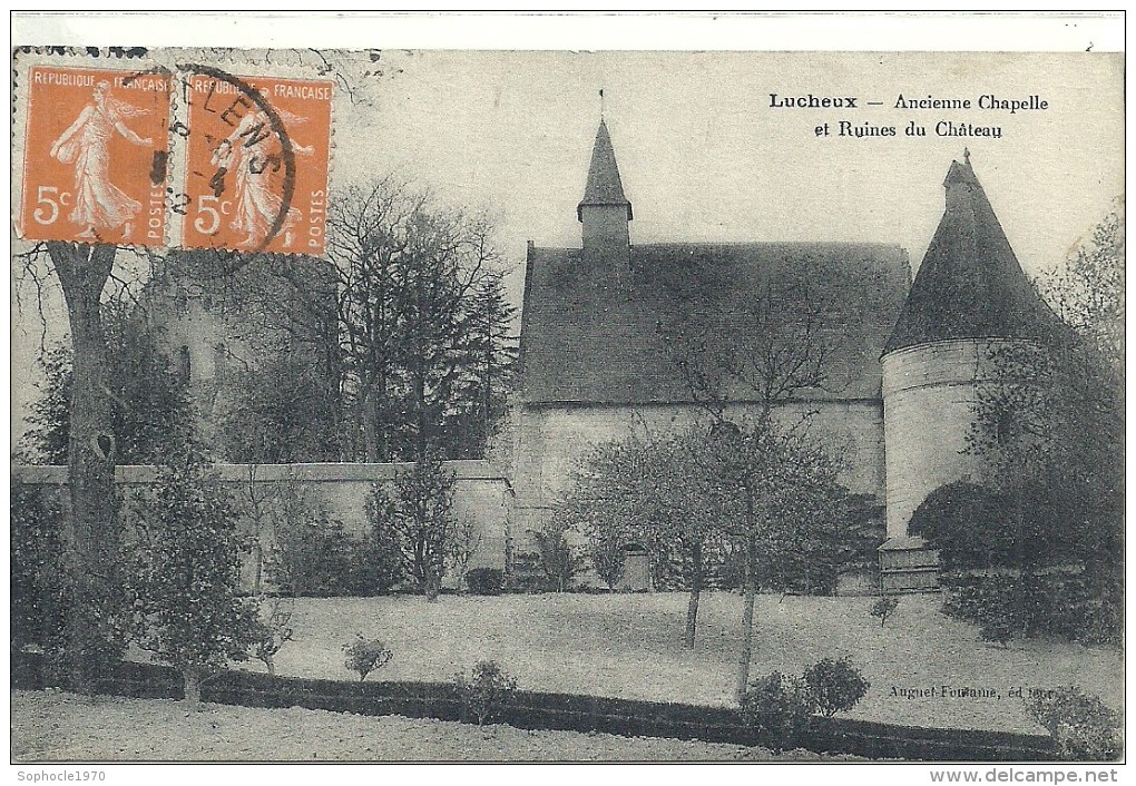 PICARDIE - 80 - SOMME - LUCHEUX - Ancienne Chapelle Et Ruines Du Château - Lucheux