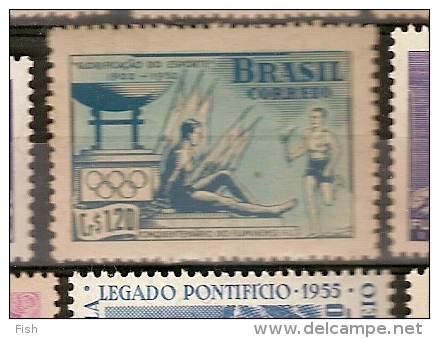 Brazil ** & 50 ANNIVERSARY OF FOOTBALL CLUB FOUNDATION FLUMINENSE 1902-1952 (514) - Unused Stamps