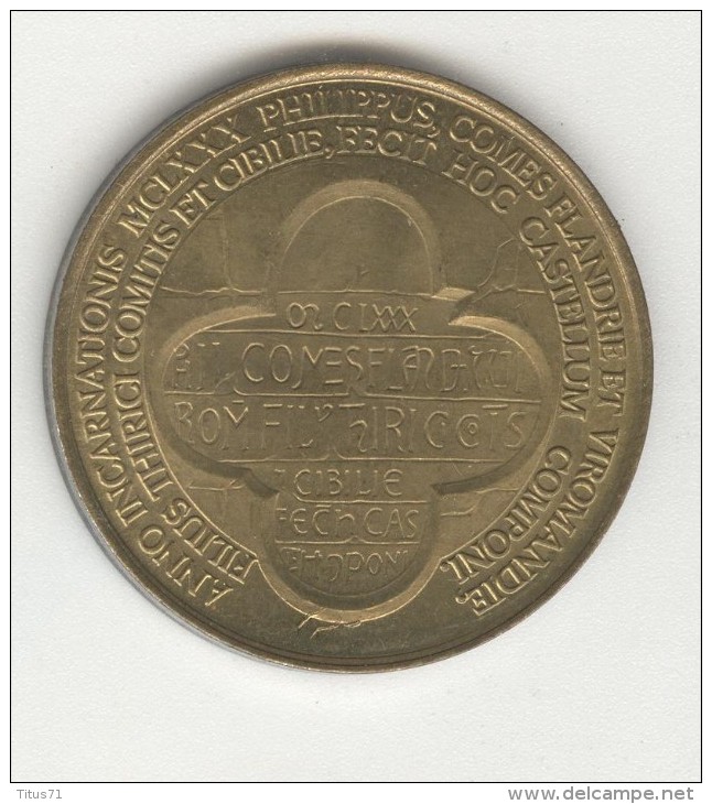 Jeton 25 Gandae - Gravensteen Stad Gent - 1980 - Tokens Of Communes